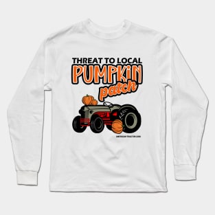 Pumpkin Patch Tractor Long Sleeve T-Shirt